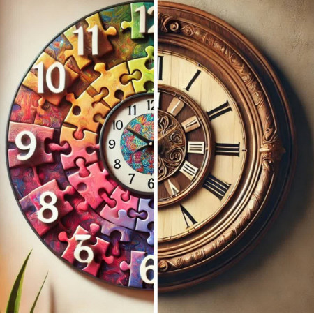 ساعت دیواری با صدای تیک تاک یا بی‌صدا