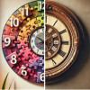 ساعت دیواری با صدای تیک تاک یا بی‌صدا