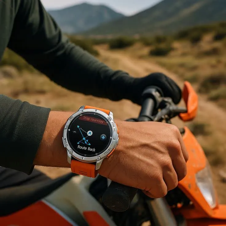 ساعت اسپرت هوشمند بند نارنجی