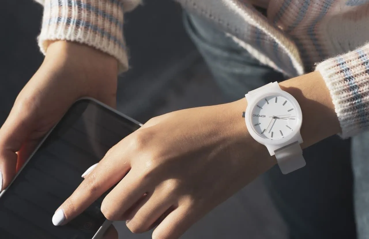 ساعت فول سفید زنانه 