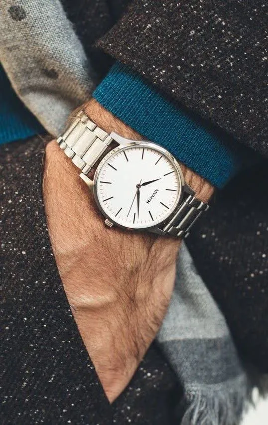 ساعت مینیمال مردانه بند فلزی
