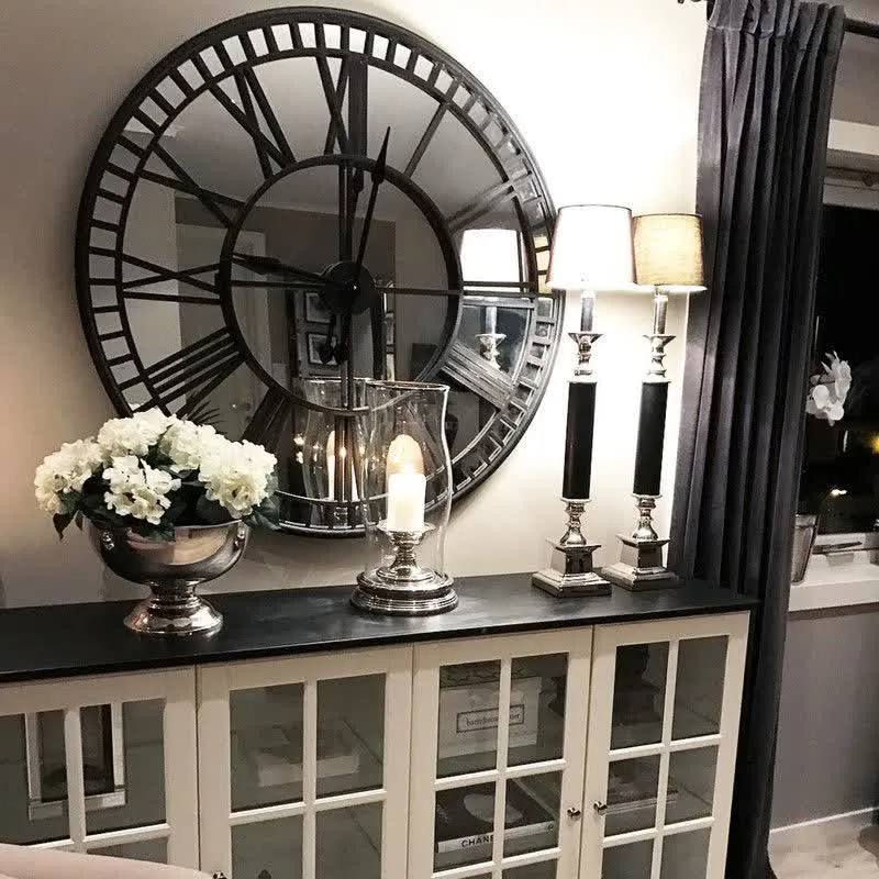 ساعت دیواری صفحه شیشه ای 