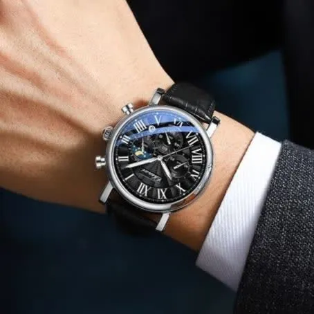 ساعت مردانه بند چرمی