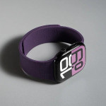 اپل واچ قاب آبی بند بنفش