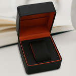 جعبه ساعت روکش چرم