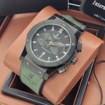 ساعت سبز صفحه مشکی