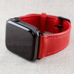 اپل واچ قاب تیتانیومی بند قرمز