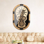 ساعت دیواری بیضی