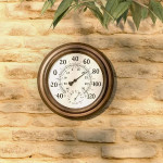 ساعت دیواری تبلیغاتی با دما سنج