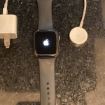 اپل واچ قاب خاکستری بند مشکی