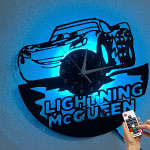 ساعت دیواری طرح ماشین‌ها