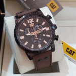 ساعت کاترپیلار  بند چرمی