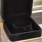 جعبه ساعت مخمل مشکی