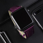 اپل واچ قاب تیتانیومی بند بنفش