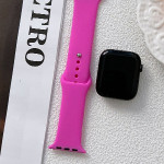 اپل واچ قاب قرمز بند بنفش