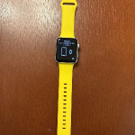 اپل واچ قاب آلومینومی بند زرد