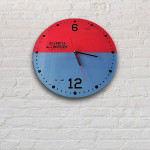 ساعت دیواری تبلیغاتی رنگی