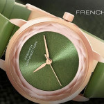 ساعت فرنچ کانکشن بند سیلیکونی