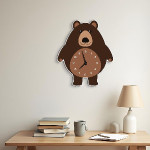 ساعت دیواری طرح خرس