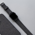 اپل واچ قاب قرمز بند طوسی