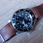 ساعت اینویکتا بند چرمی