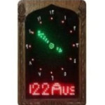 ساعت اذان گو با نمایش تاریخ میلادی