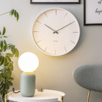 ساعت دیواری صفحه سفید