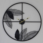 ساعت دیواری رینگی طرح برگ