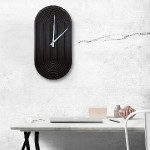 ساعت دیواری تبلیغاتی بیضی