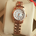 ساعت رزگلد صفحه سفید