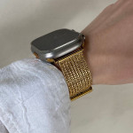 اپل واچ قاب آلومینومی بند طلایی