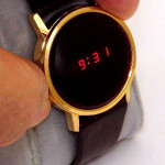 ساعت دیجیتالی صفحه گرد