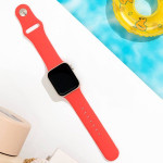 اپل واچ قاب سفید بند نارنجی