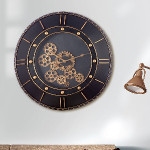 ساعت دیواری تبلیغاتی فلزی