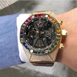 ساعت فول نگین چند ضلعی