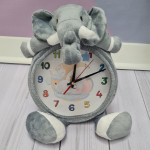 ساعت رومیزی طرح فیل