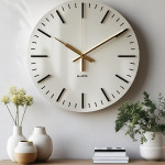 ساعت دیواری اعداد خطی