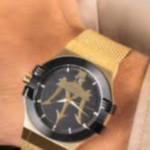 ساعت مازراتی بند حصیری