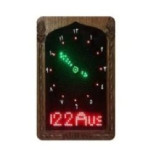 ساعت دیواری اذان گو ابعاد 105 در 60