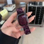 اپل واچ قاب سبز بند بنفش