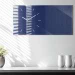 ساعت دیواری تبلیغاتی شیشه ای