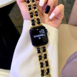 اپل واچ قاب مشکی بند مشکی طلایی