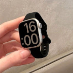 اپل واچ قاب استیل بند مشکی