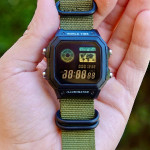 ساعت دیجیتالی سبز