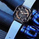 ساعت سیلیکونی صفحه هشت ضلعی