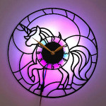 ساعت دیواری طرح یونیکورن