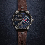 ساعت دیزل بند چرمی