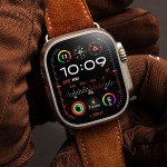 ساعت هوشمند بند چرمی