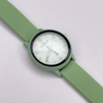 ساعت سبز صفحه سفید