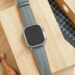 اپل واچ قاب استیل بند طوسی